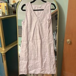 J-Jill 100% Linen light purple dress